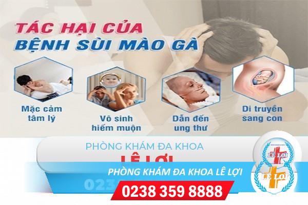 Dấu hiệu nhận biết sùi mào gà