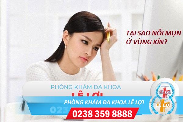 Nổi mụn ở vùng kín là bị bệnh gì?