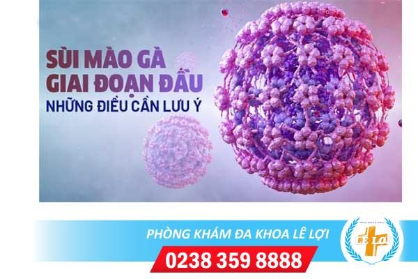 Biểu hiện bệnh sùi mào gà giai đoạn đầu