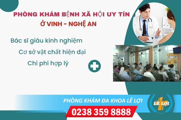 Phòng khám chữa bệnh lậu tại Vinh- Nghệ An an toàn và uy tín