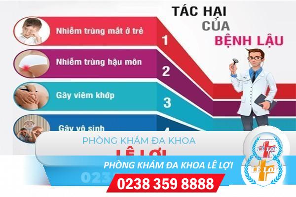 Tác hại của bệnh lậu