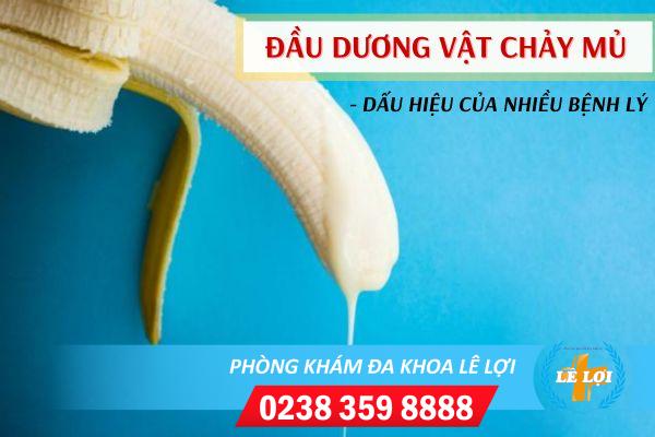 Đầu dương vật chảy mủ dấu hiệu bệnh lý nguy hiểm