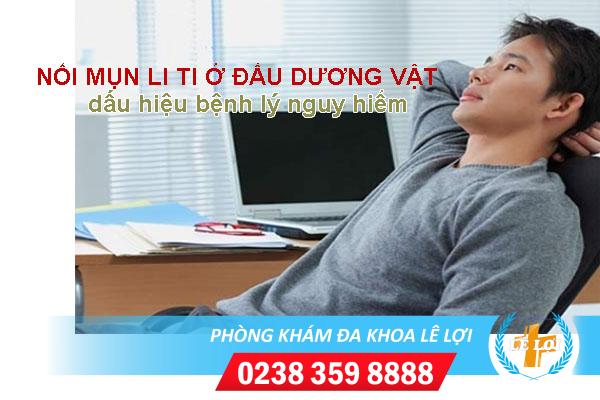 Nổi mụn li ti ở đầu dương vật điều trị thế nào?