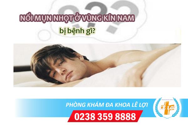 Mụn nhọt ở vùng kín nam là bị bệnh gì?