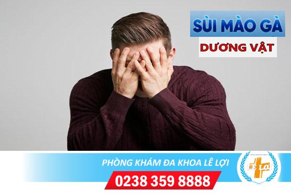 Sùi mào gà ở dương vật nam là bệnh gì?