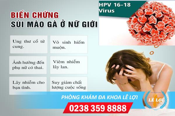 Dấu hiệu sùi mào gà ở nữ và cách điều trị